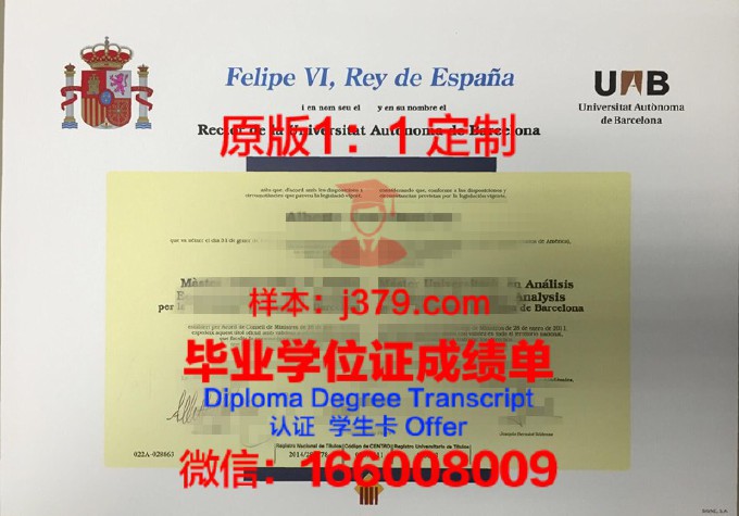 西班牙穆尔西亚大学毕业证(西班牙大学毕业证书)