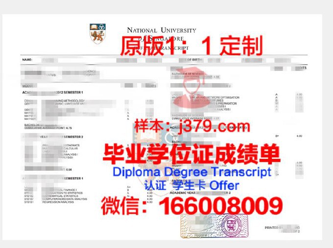 新加坡国立大学毕业证防伪(新加坡大学毕业证图片大全)