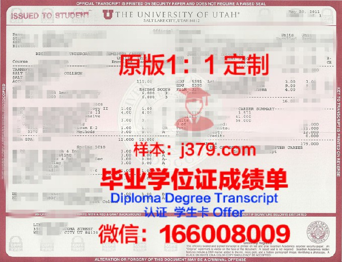 犹他大学毕业证书图片模板(犹他大学是名牌大学吗)