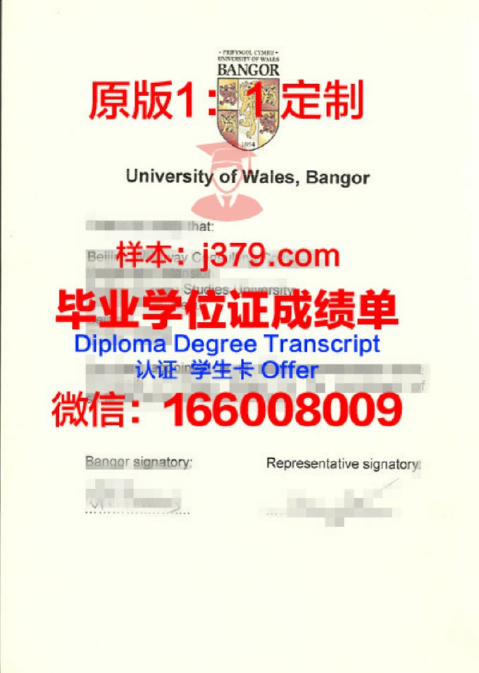 班戈大学毕业证书模板(班级毕业证)