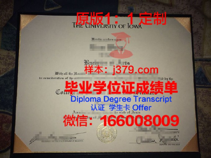 上爱荷华大学毕业证学位证(爱荷华大学回国就业怎样)